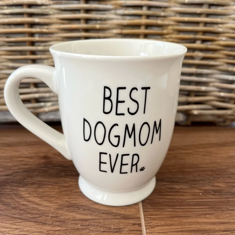 Mudpie Best Dog Mom Ever coffee/tea cup